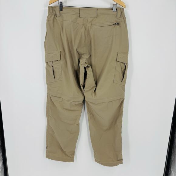 Duluth Trading Men’s No Fly Zone Nylon Pants 36x30 Insect Repellent Cinch Ankle - Picture 3 of 5